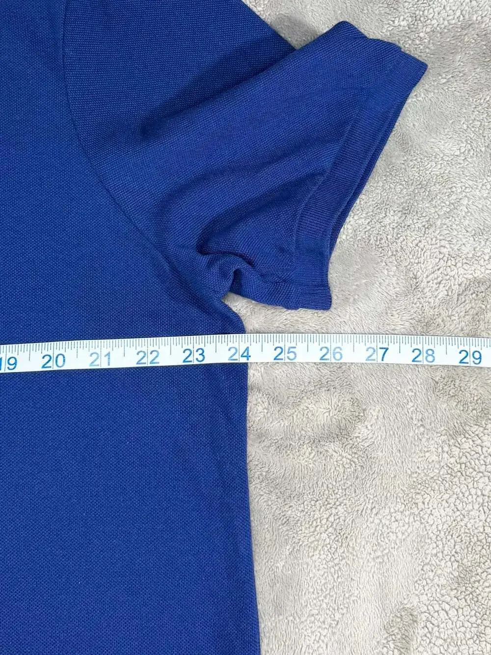 Polo Ralph Lauren Classic Fit Mesh Pique Polo Shirt Blue Size XL